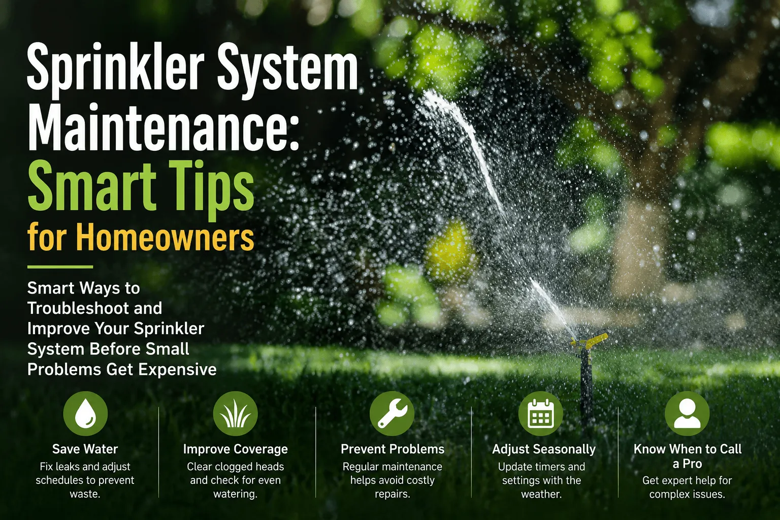 Sprinkler System Maintenance Smart Tips for Homeowners