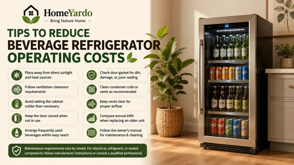 Tips to Reduce Beverage Refrigerator Operating Costs