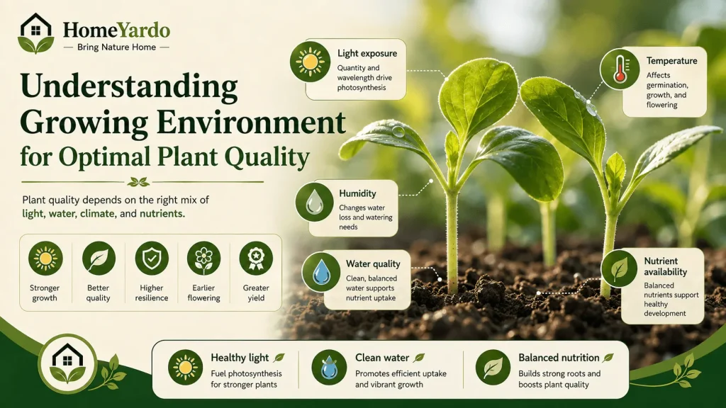 Understanding Growing Environment for Optimal Plant Quality