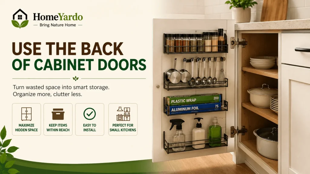 Use the Back of Cabinet Doors