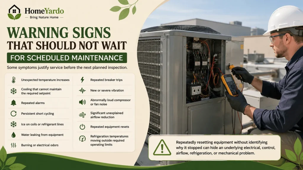 Warning Signs That Should Not Wait for Scheduled Maintenance