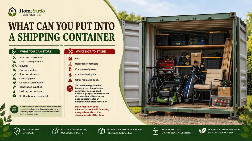 What Can You Put into a Shipping Container
