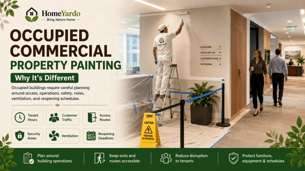 What Makes Painting an Occupied Commercial Property Different