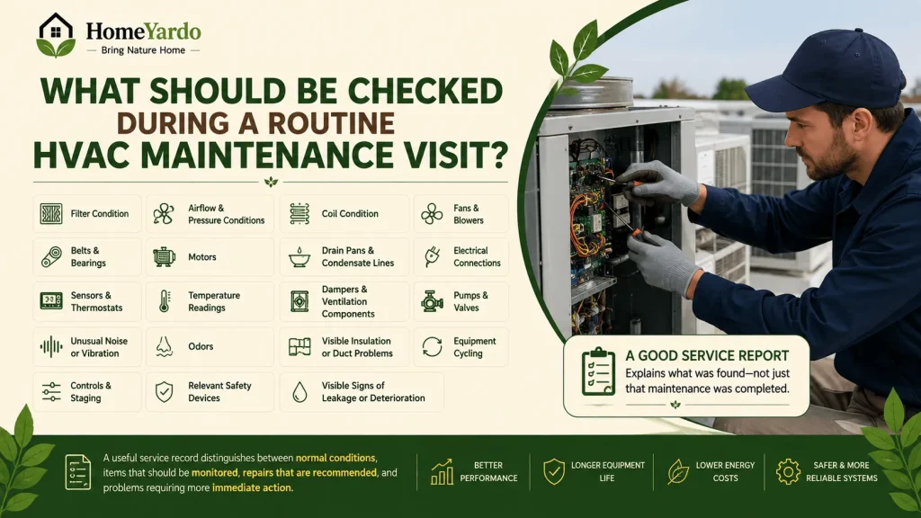 What Should Be Checked During a Routine HVAC Maintenance Visit