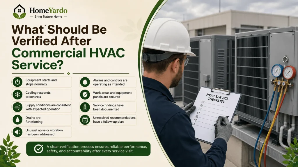 What Should Be Verified After Commercial HVAC Service