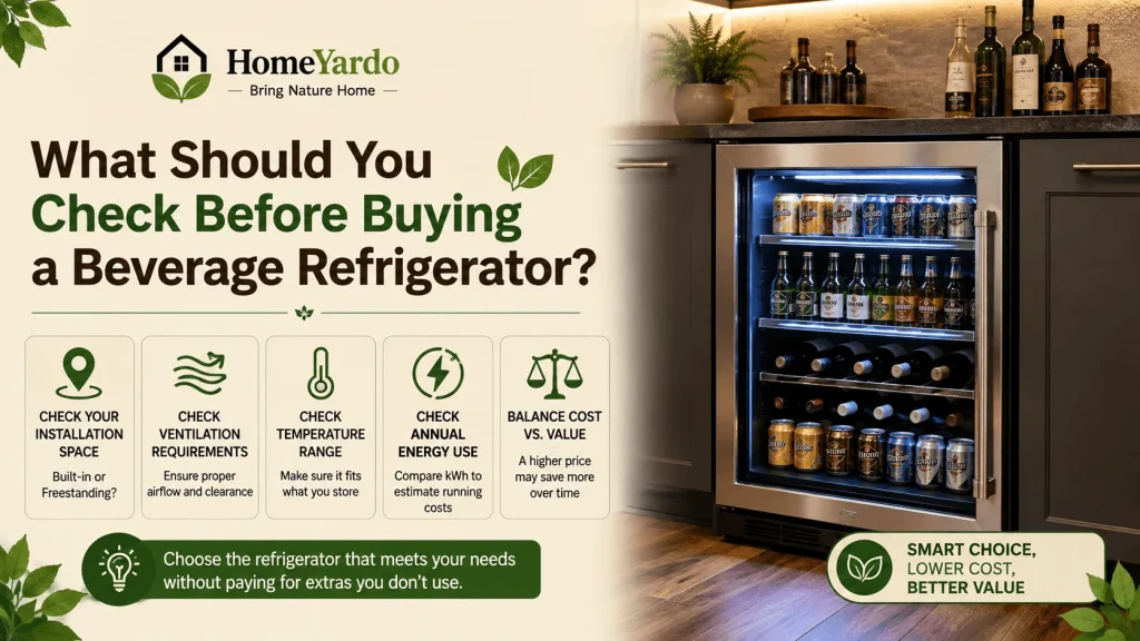 What Should You Check Before Buying a Beverage Refrigerator