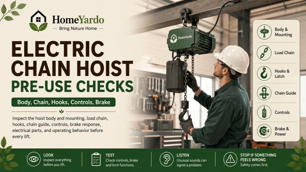 What to Look Before Using an Electric Chain Hoist