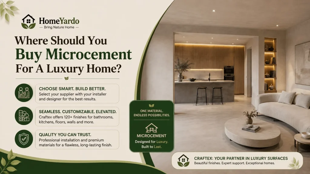 Where Should You Buy Microcement For A Luxury Home