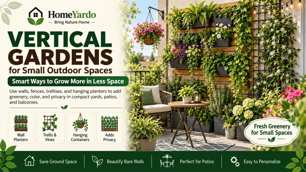 1. Vertical Gardens for Small Outdoor Spaces