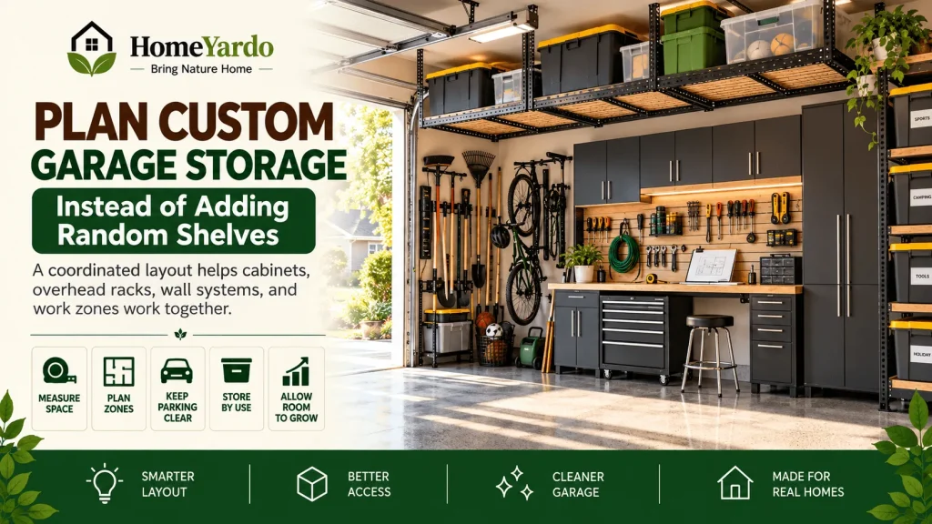 10. Plan Custom Garage Storage Instead of Adding Random Shelves