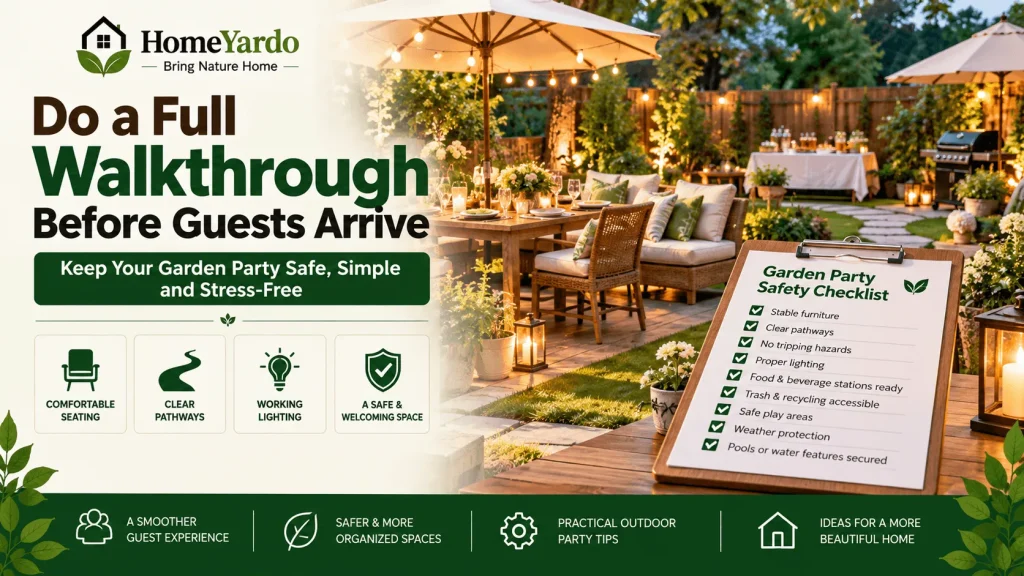 12. Do a Full Walkthrough Before Guests Arrive