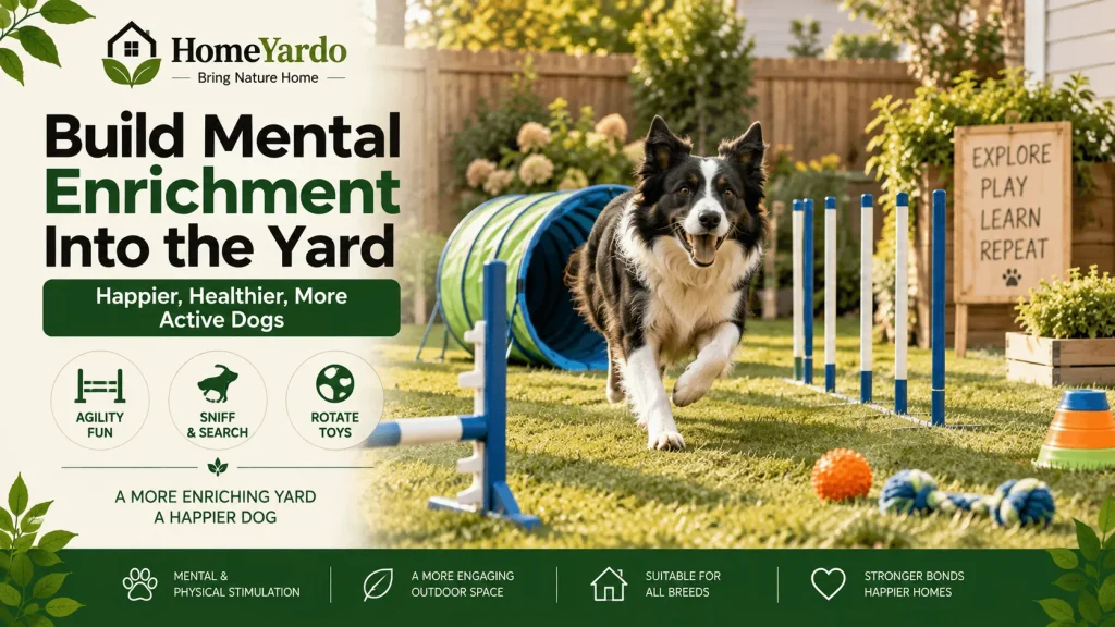 2. Build Mental Enrichment Into the Yard