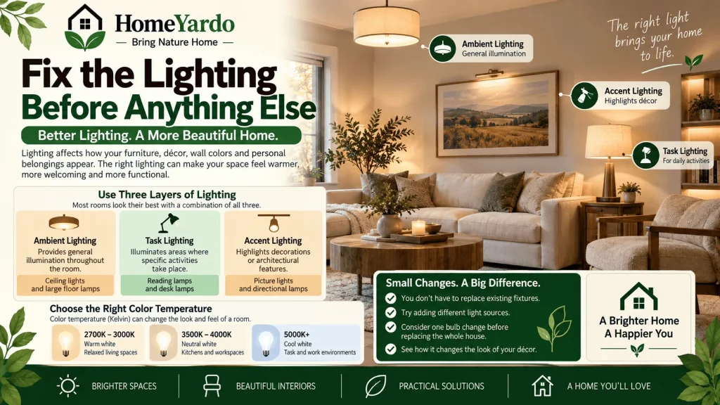 2. Fix the Lighting Before Anything Else