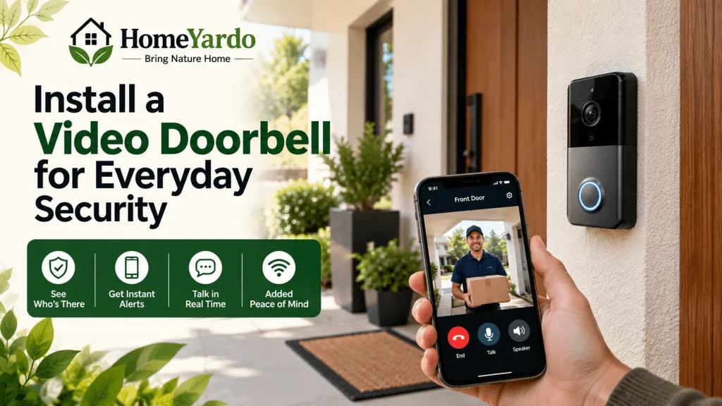 2. Install a Video Doorbell for Everyday Security