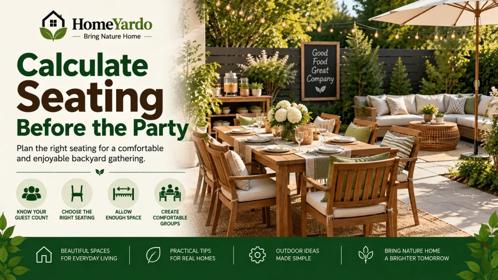 3. Calculate Seating Before the Party