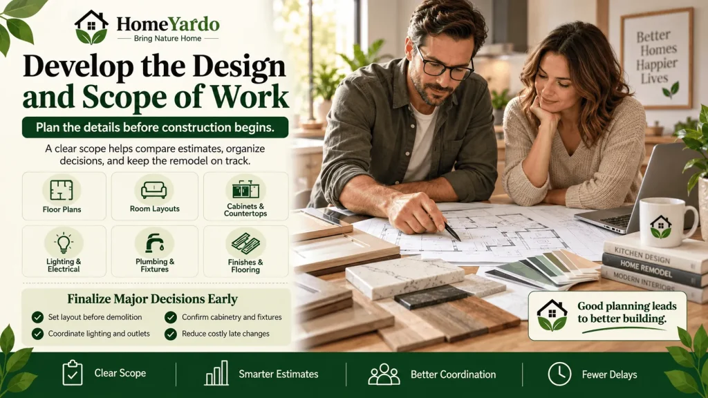 3. Develop the Design and Scope of Work
