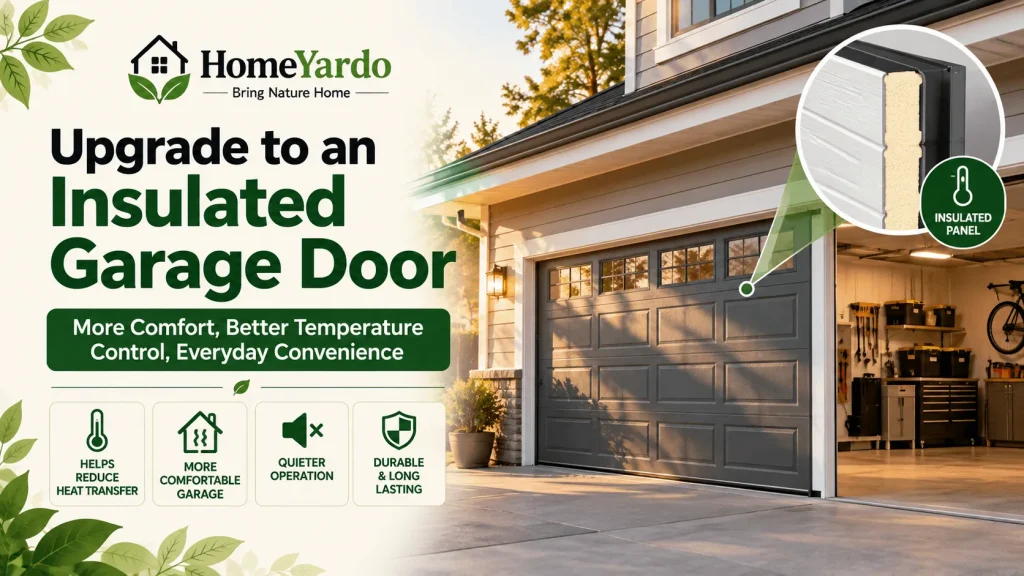 3. Upgrade to an Insulated Garage Door