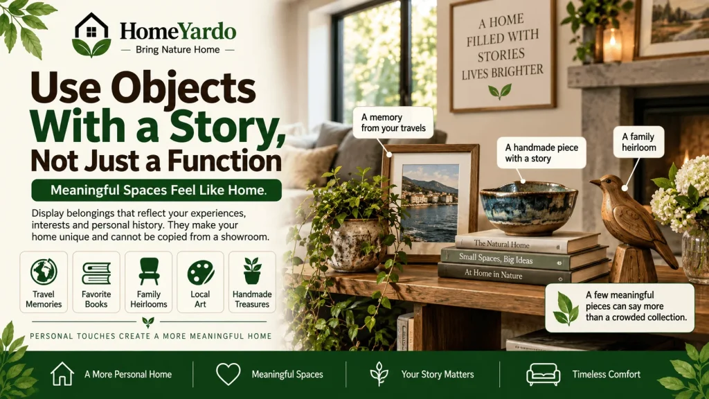 3. Use Objects With a Story, Not Just a Function