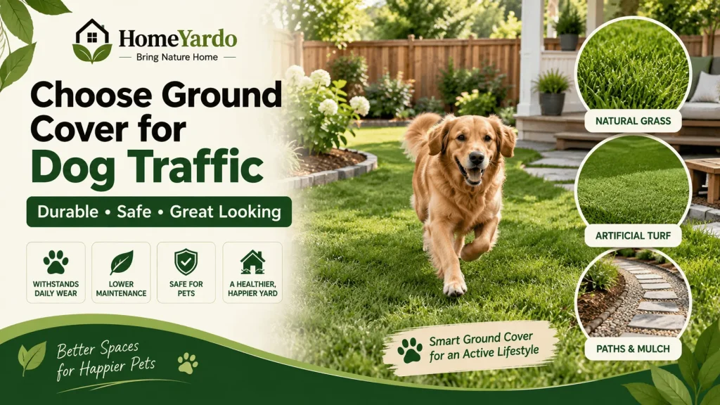 4. Choose Ground Cover That Can Handle Dog Traffic