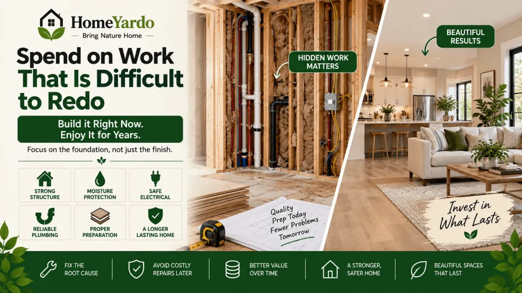 5. Spend on Work That Is Difficult to Redo