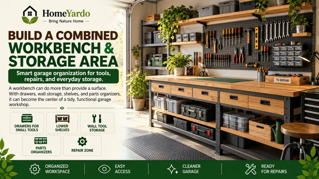 6. Build a Combined Workbench and Storage Area