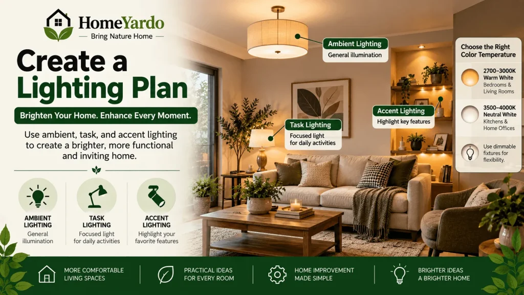 6. Create a Lighting Plan