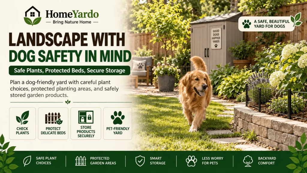 6. Landscape With Dog Safety in Mind