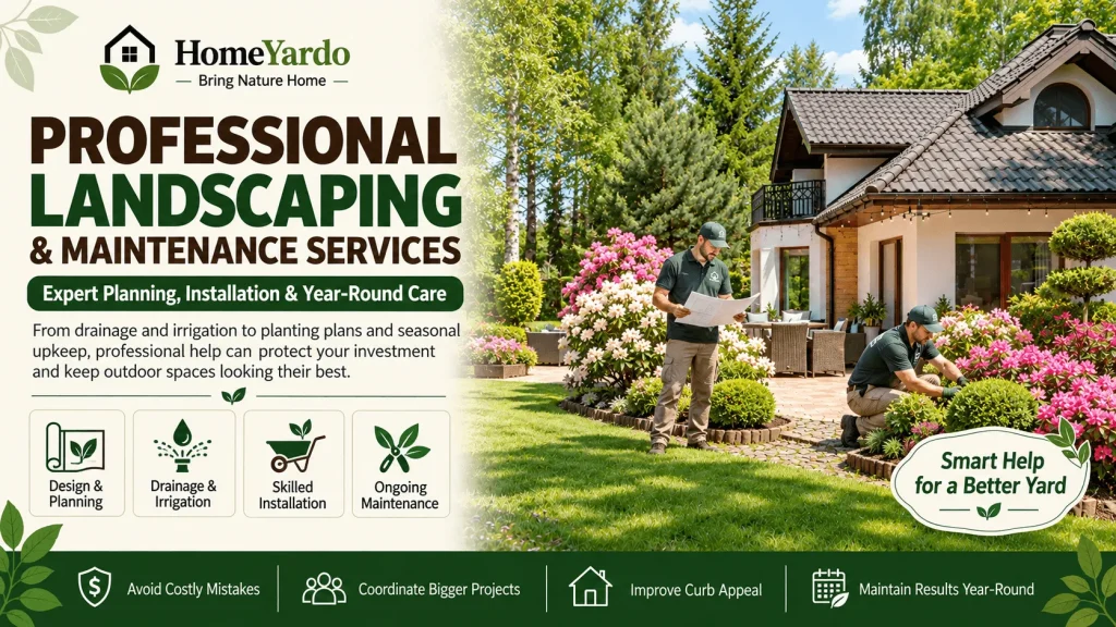 6. Professional Landscaping and Maintenance Services