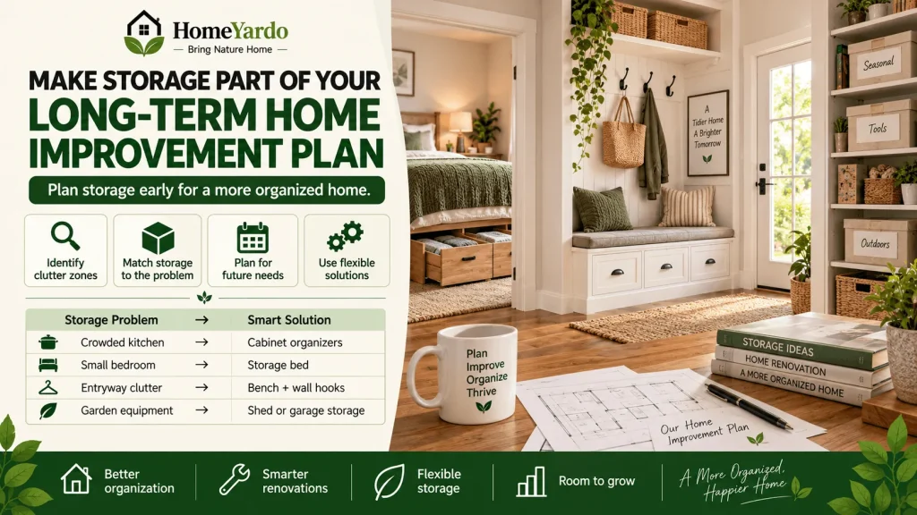7. Make Storage Part of Your Long-Term Home Improvement Plan