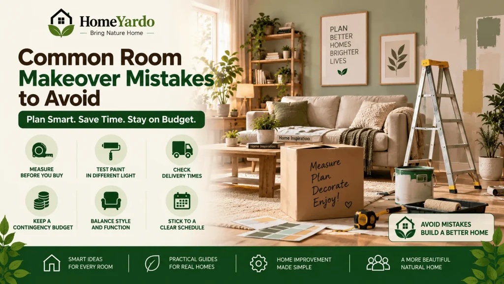 8. Common Room Makeover Mistakes to Avoid