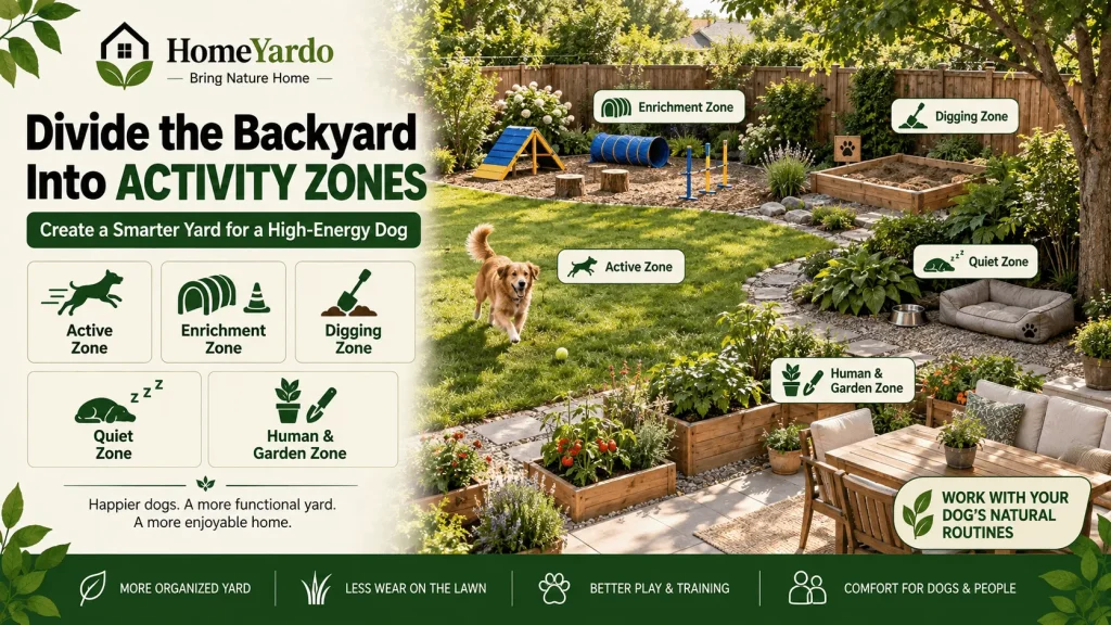 8. Divide the Backyard Into Activity Zones