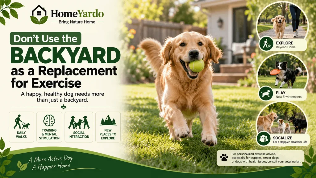 9. Don't Use the Backyard as a Replacement for Exercise