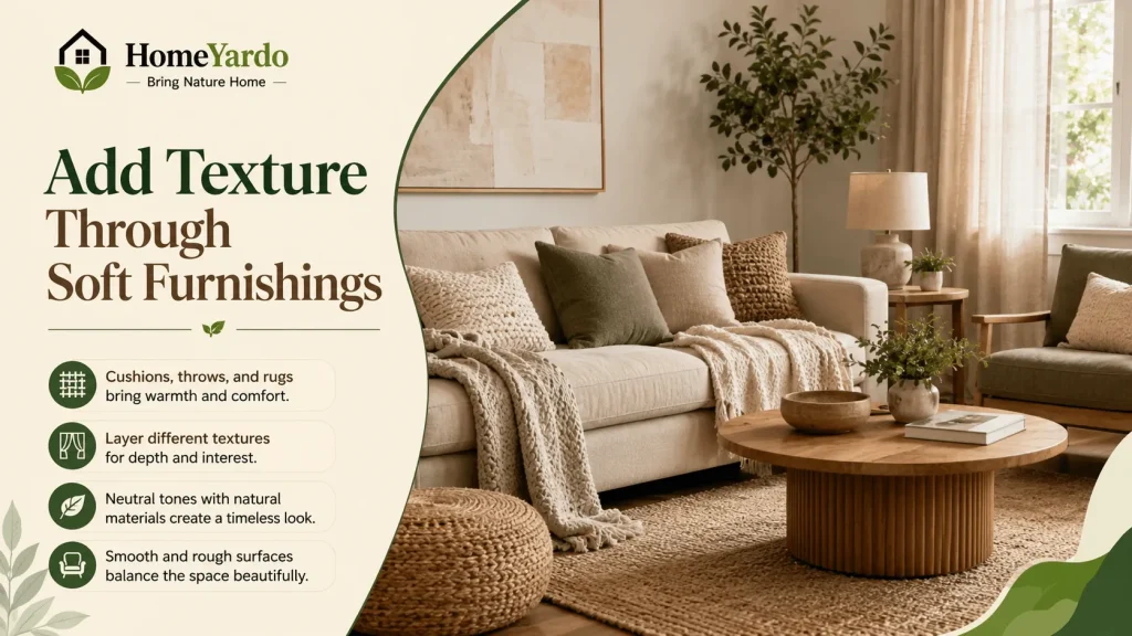 Add Texture Through Soft Furnishings