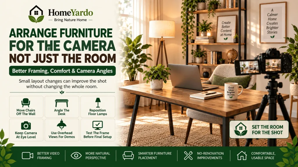 Arrange Furniture for the Camera, Not Just the Room