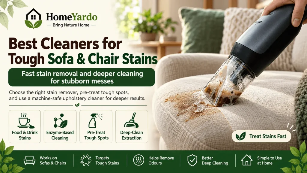 Best Cleaners for Tough Sofa and Chair Stains