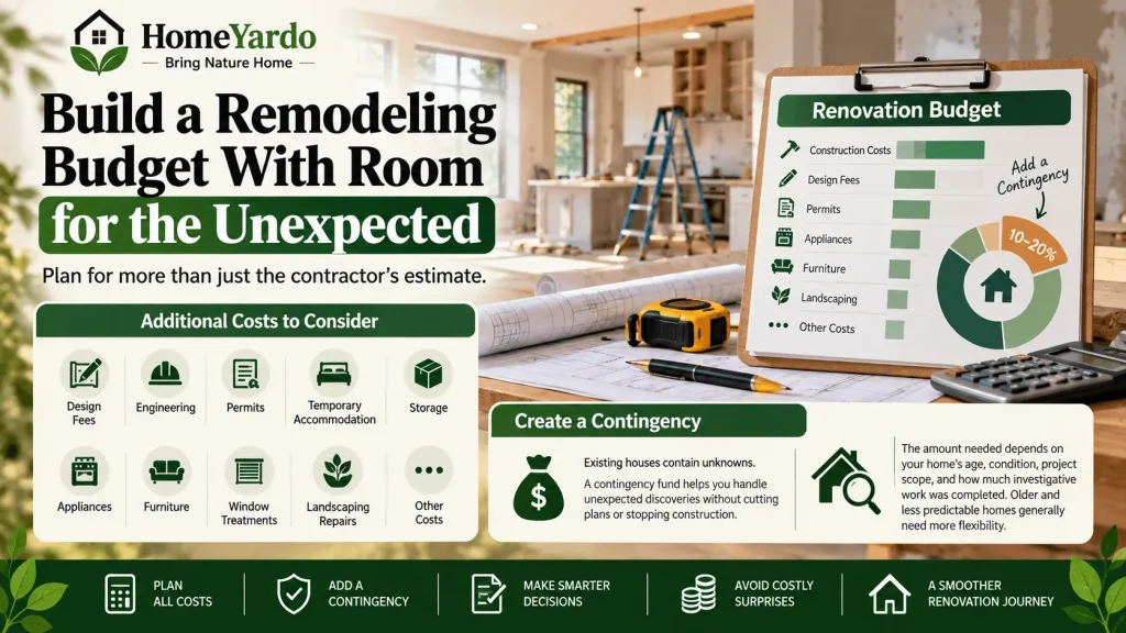 Build a Remodeling Budget With Room for the Unexpected