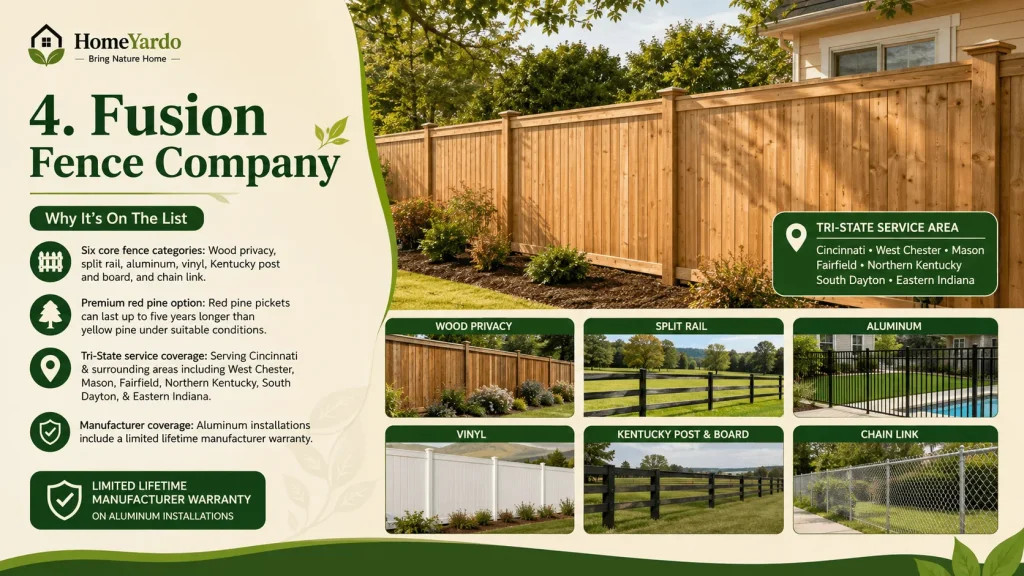 4. Fusion Fence Company