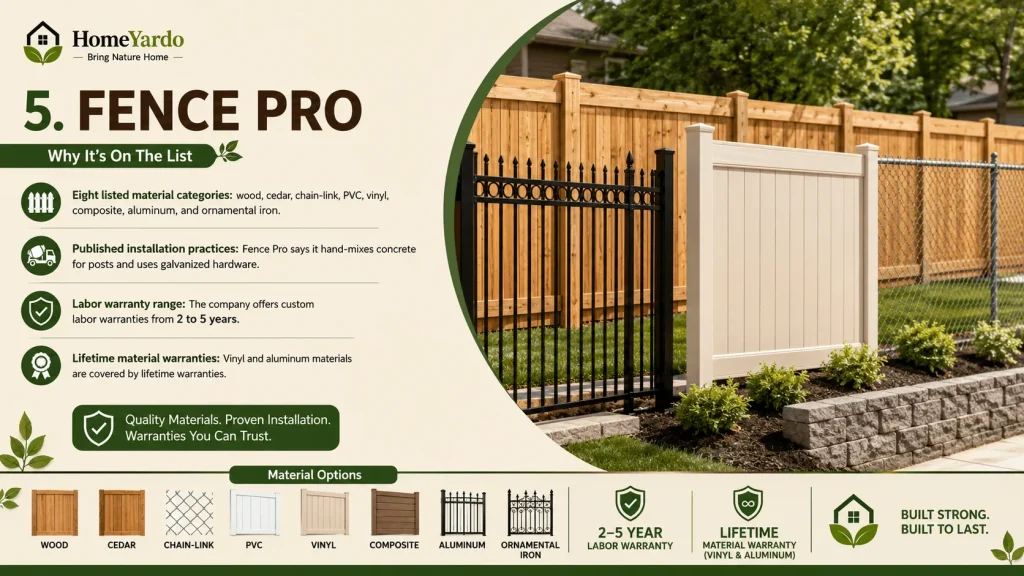 5. Fence Pro