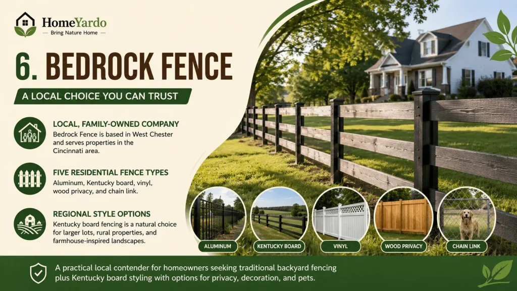 6. Bedrock Fence