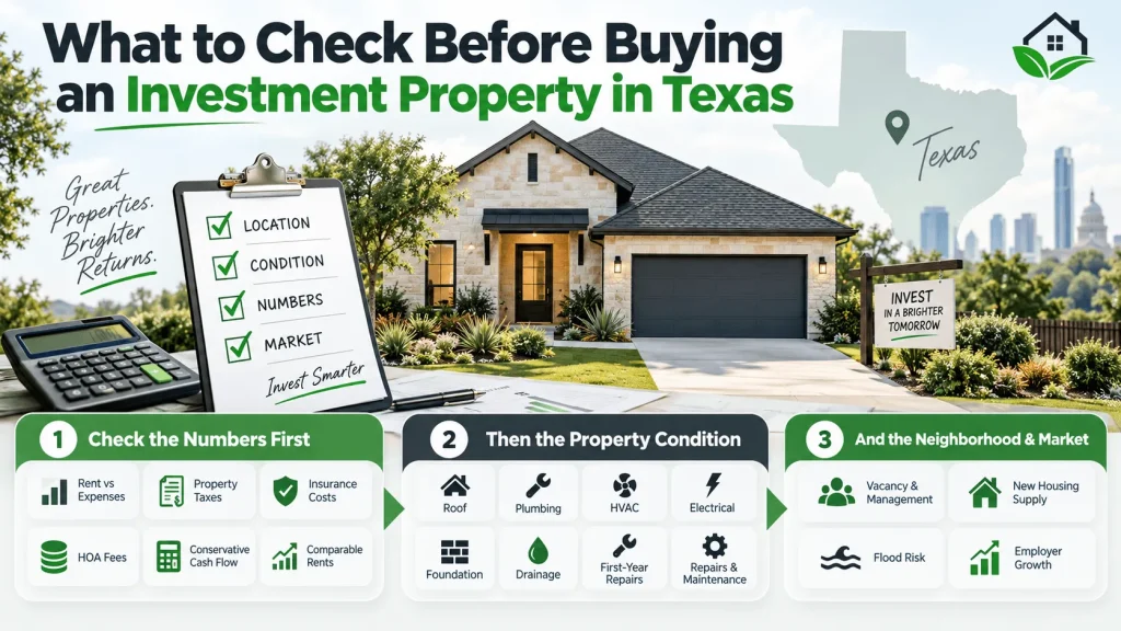 What to Check Before Buying an Investment Property in Texas