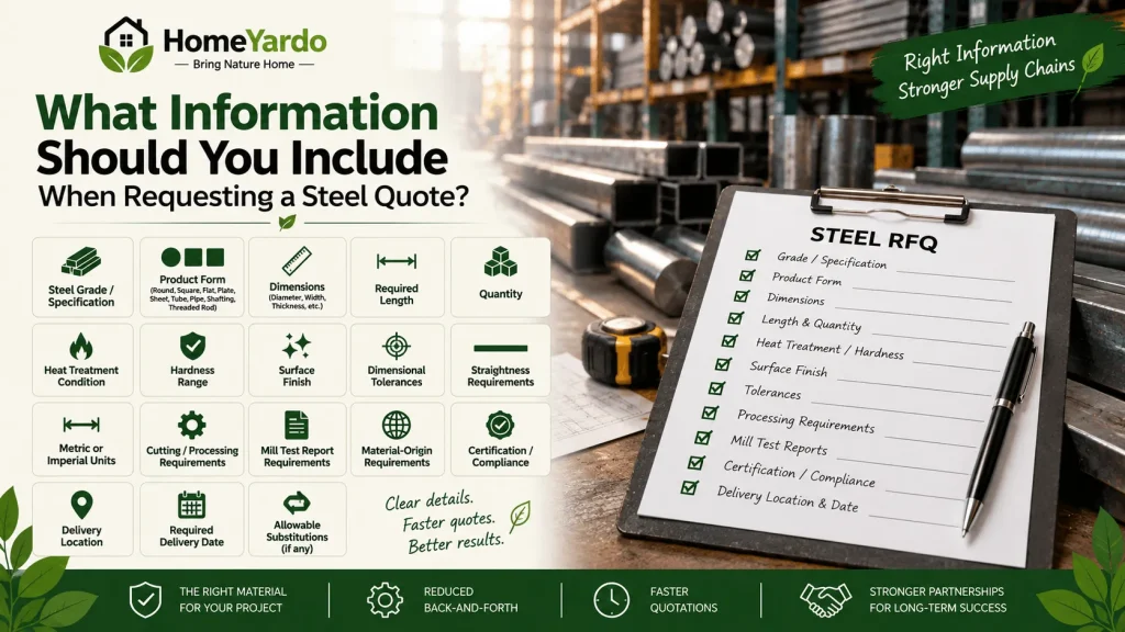 What Information Should You Include When Requesting A Steel Quote?
