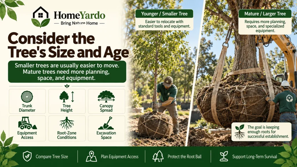 Consider the Tree's Size and Age