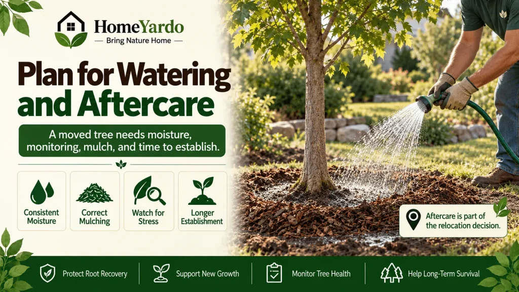 Plan for Watering and Aftercare