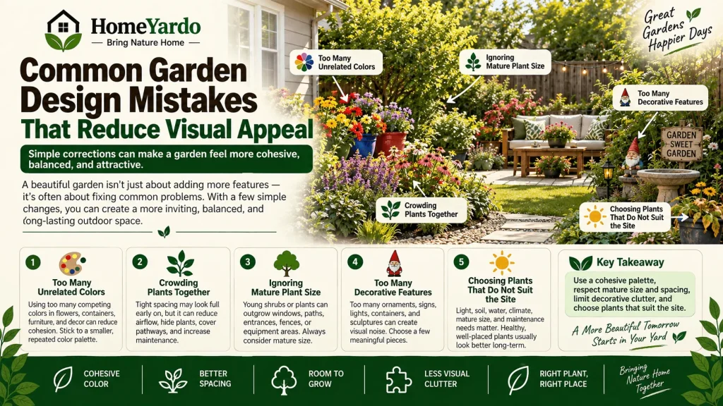 Common Garden Design Mistakes That Reduce Visual Appeal