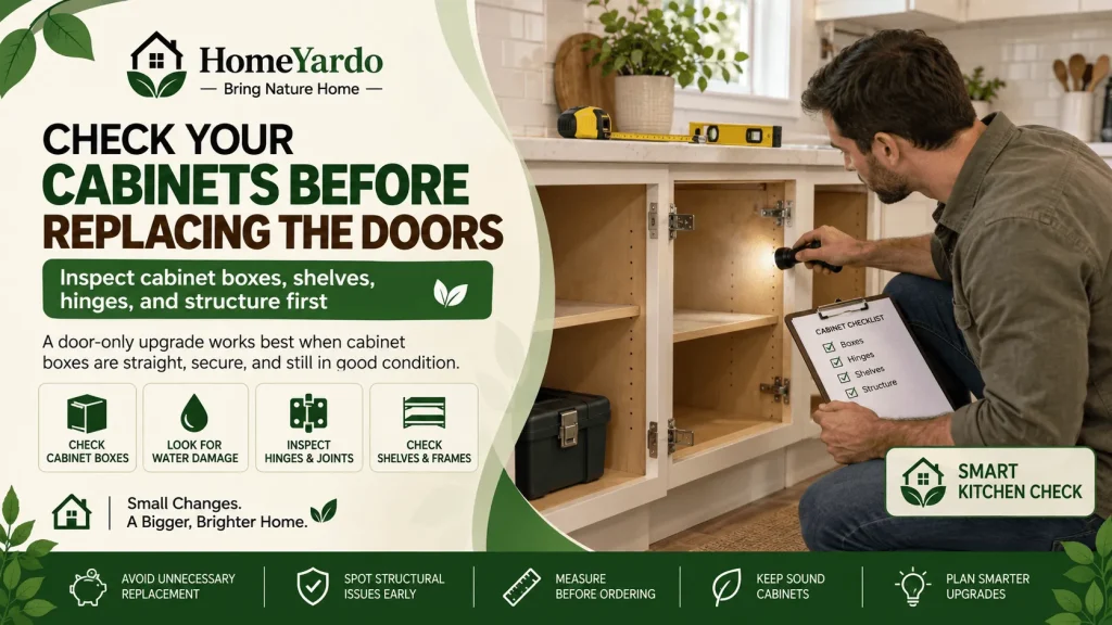 Check Your Cabinets Before Replacing the Doors
