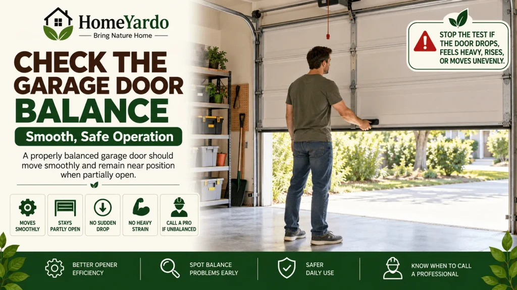 Check the Garage Door Balance