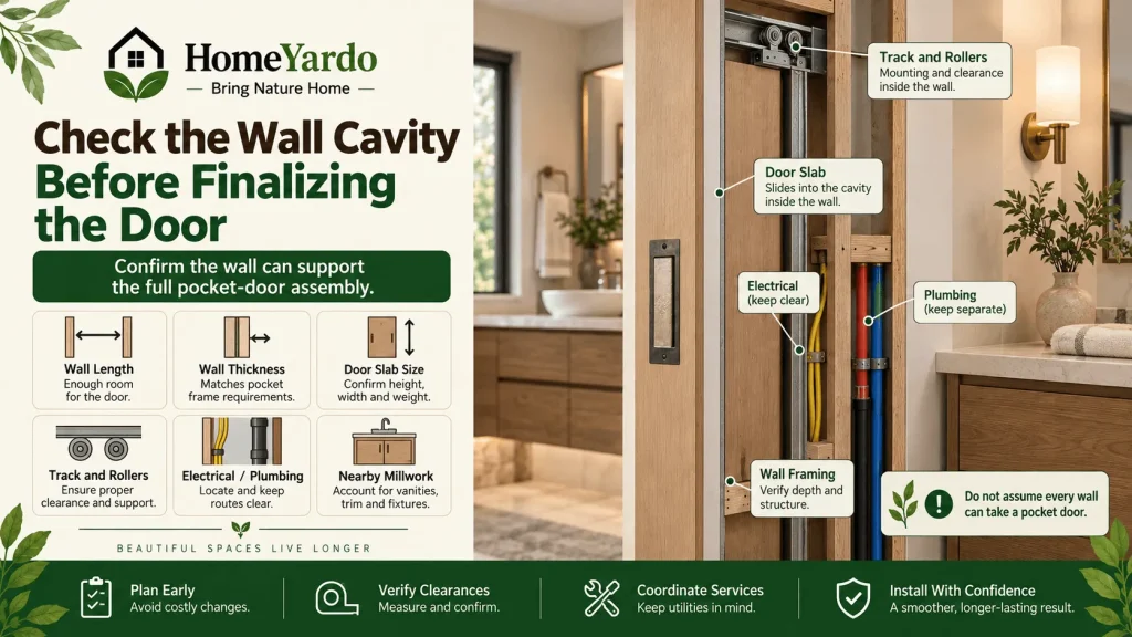 Check the Wall Cavity Before Finalizing the Door
