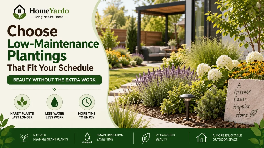 Choose Low-Maintenance Plantings That Fit Your Schedule