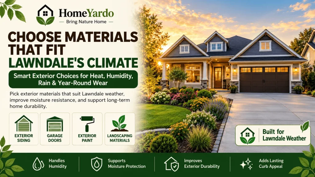 Choose Materials That Fit Lawndale's Climate