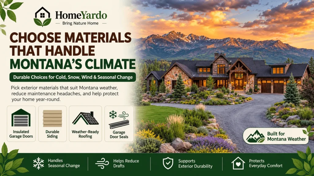 Choose Materials That Handle Montana's Climate